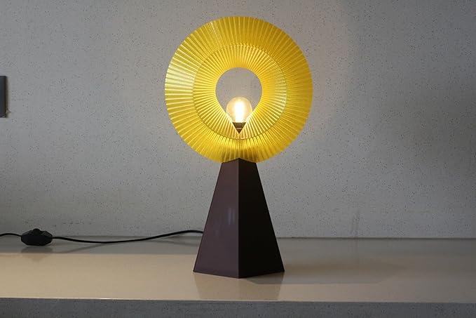 MSIGMA Halo 240 Designer Table Lamp – Luxury 3D Printed Artistic LED Ambient Light by Cornichon Paul Couderc | Exclusive Modern Lighting, Made and Made in India