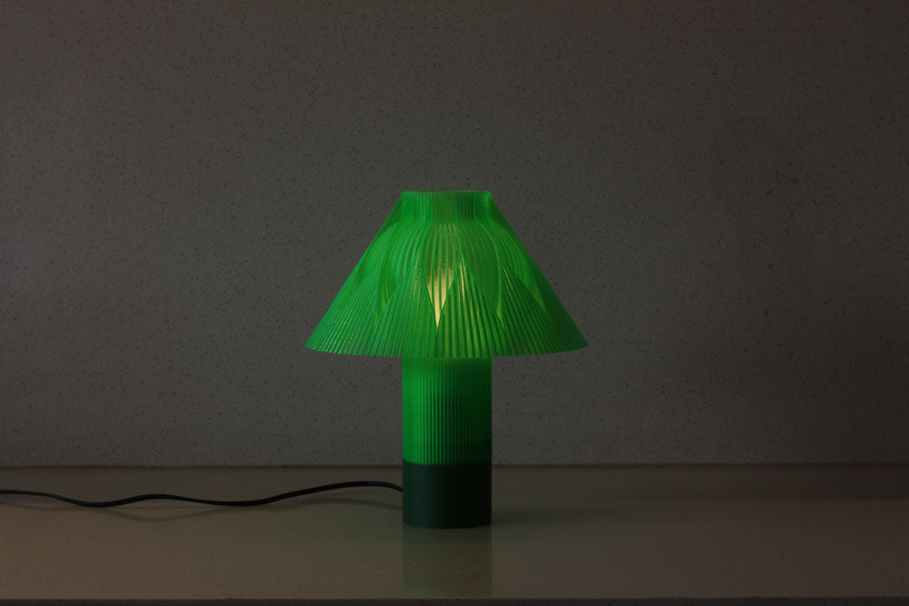 MSIGMA Rosace Table lamp (Glass Green)