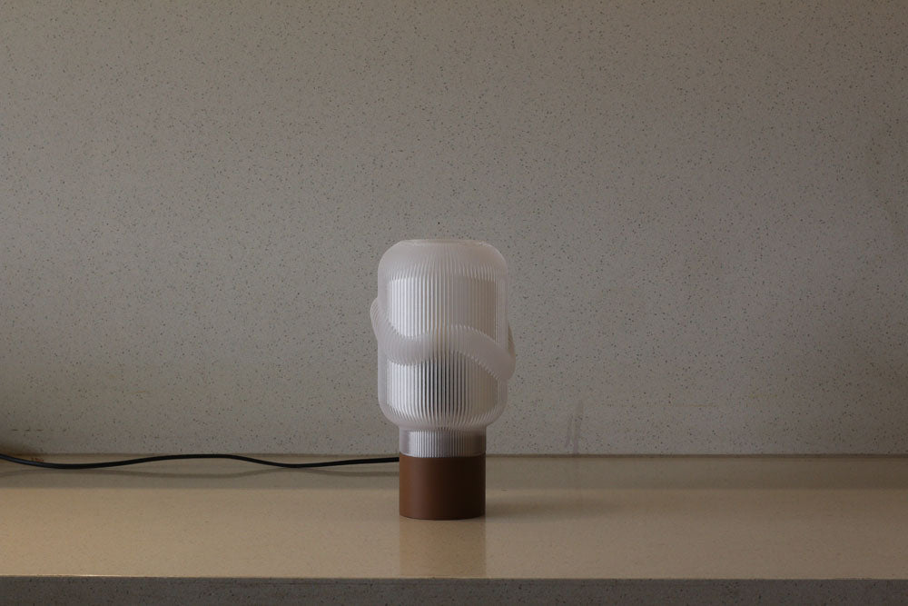 MSIGMA Cloud1 Lamp White– Cloud Collection | 3D Printed Designer Table Lamp in biodegrable PLA | Modern Ambient Lighting for Home & Office