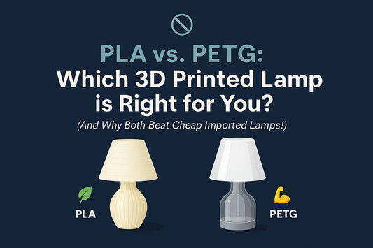🔦 PLA vs. PETG: Which 3D Printed Lamp is Right for You?