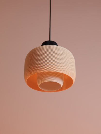 Lola Black/Apricot & White