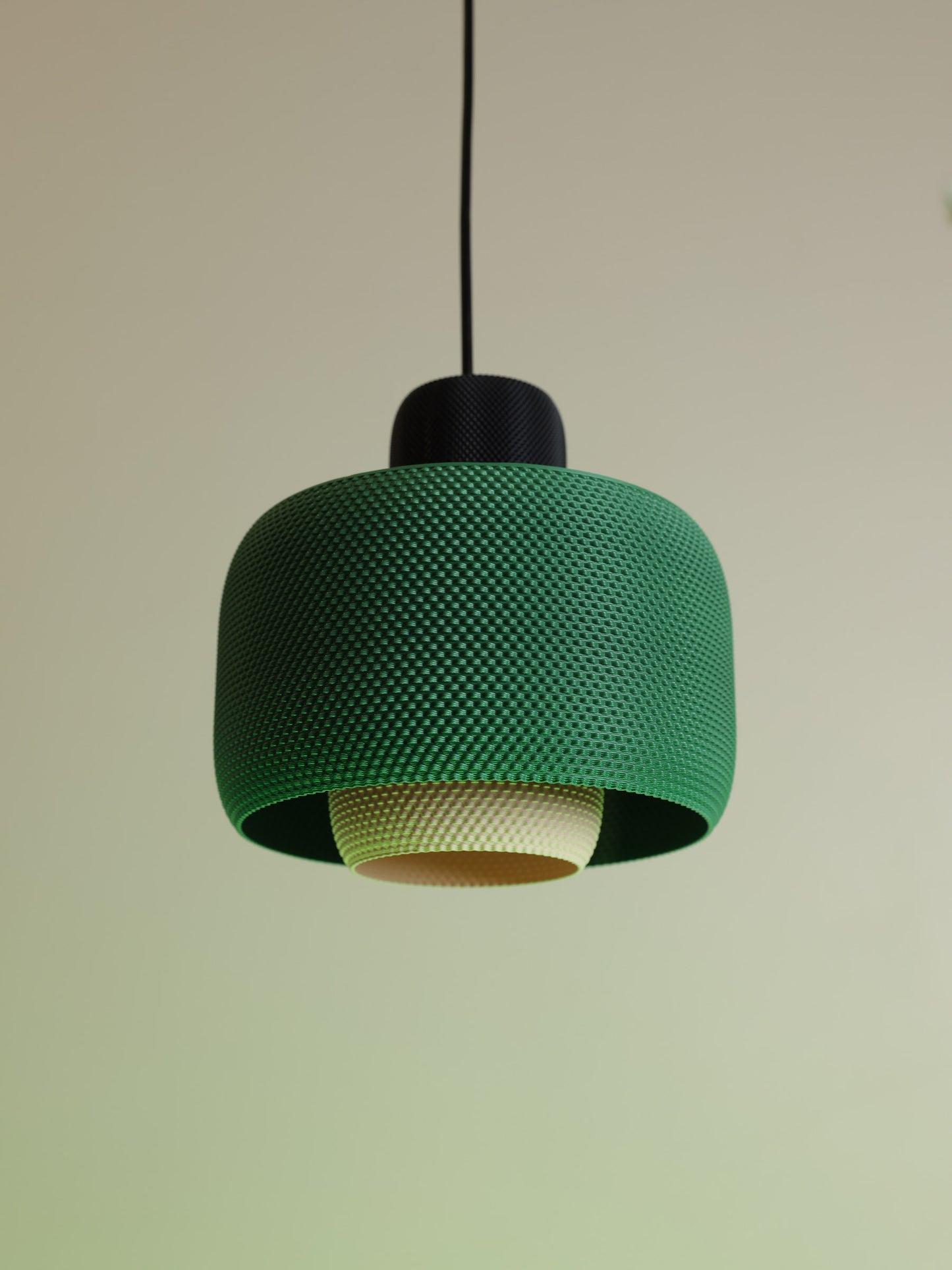 Lola Black/Green & Apricot