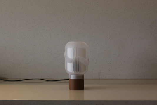 MSIGMA Cloud1 Lamp White– Cloud Collection | 3D Printed Designer Table Lamp in biodegrable PLA | Modern Ambient Lighting for Home & Office