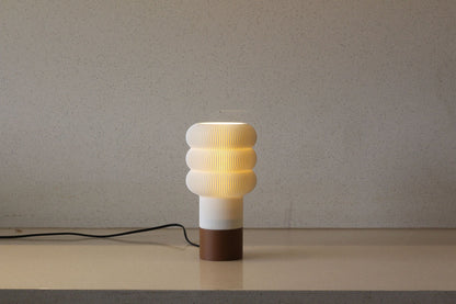 MSIGMA Little Cloud 2 Lamp – Cloud Collection | 3D Printed Designer Table Lamp in PLA | Modern Ambient Lighting for Home & Office (White)