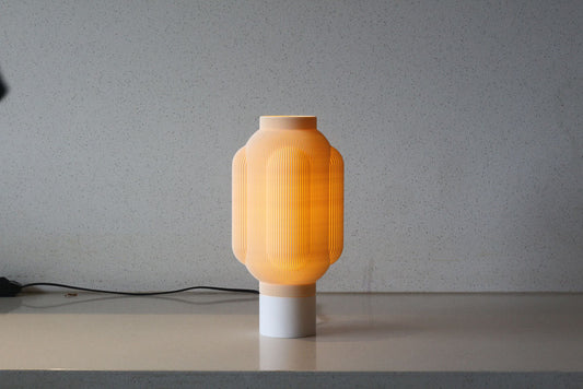 MSIGMA Cornichon Little Cloud 4 Lamp – 3D Printed Ambient Light Artistic Home Decor by Paul Couderc Eco-Friendly Modern Lighting ( Ivory/White)